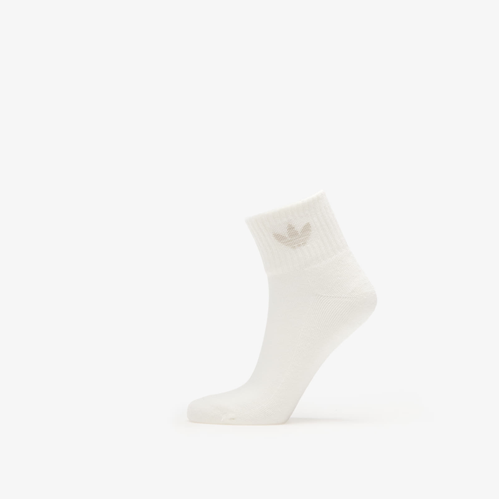 Men's socks adidas Mid Ankle Sock 3-Pack Off White/ Collegiate Green/ Wonder Blue