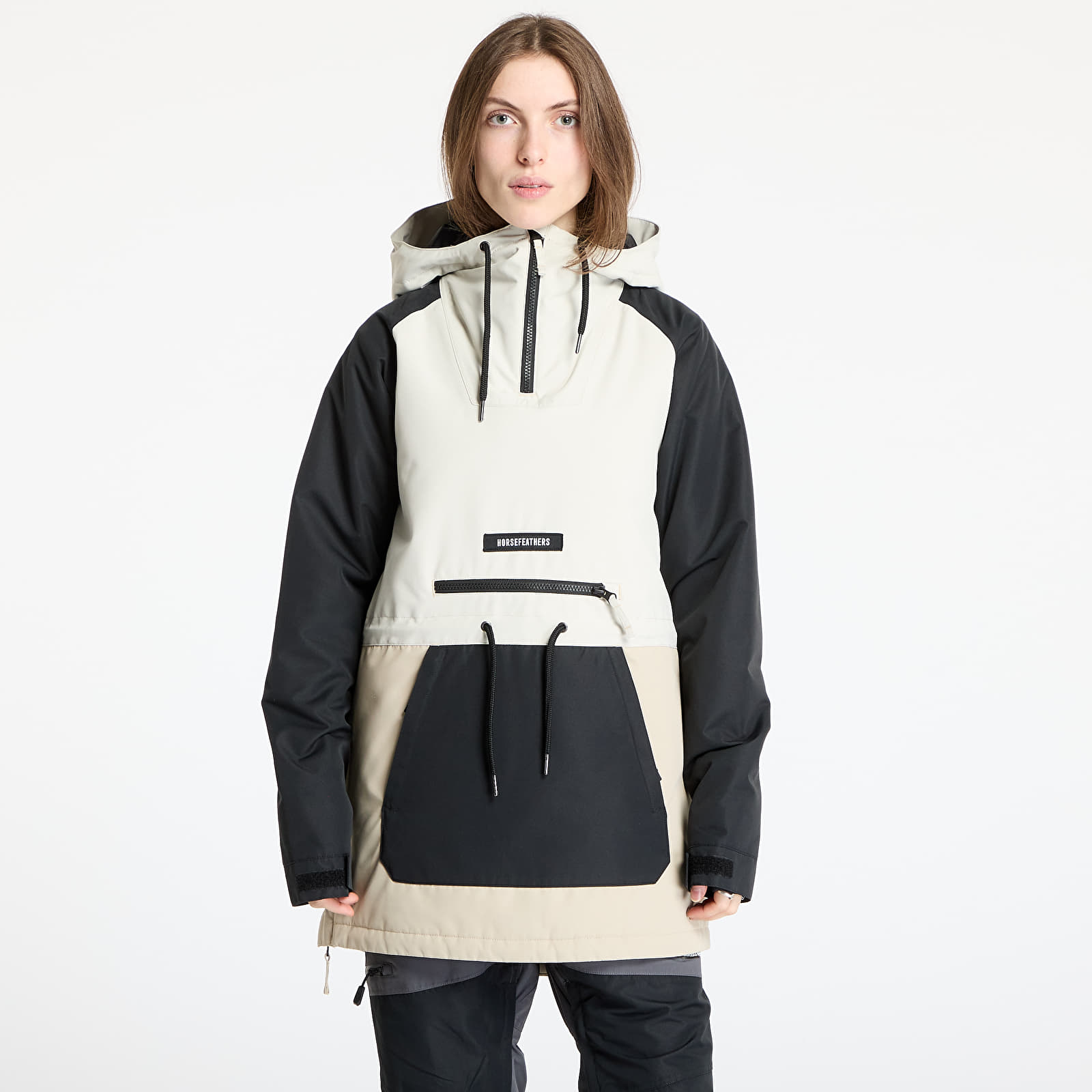 Dámské bundy Horsefeathers Derin II Jacket Cream