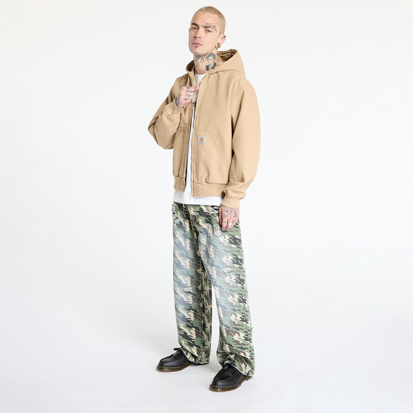 Meeste jakid Carhartt WIP OG Active Jacket UNISEX Dusty H Brown Rinsed