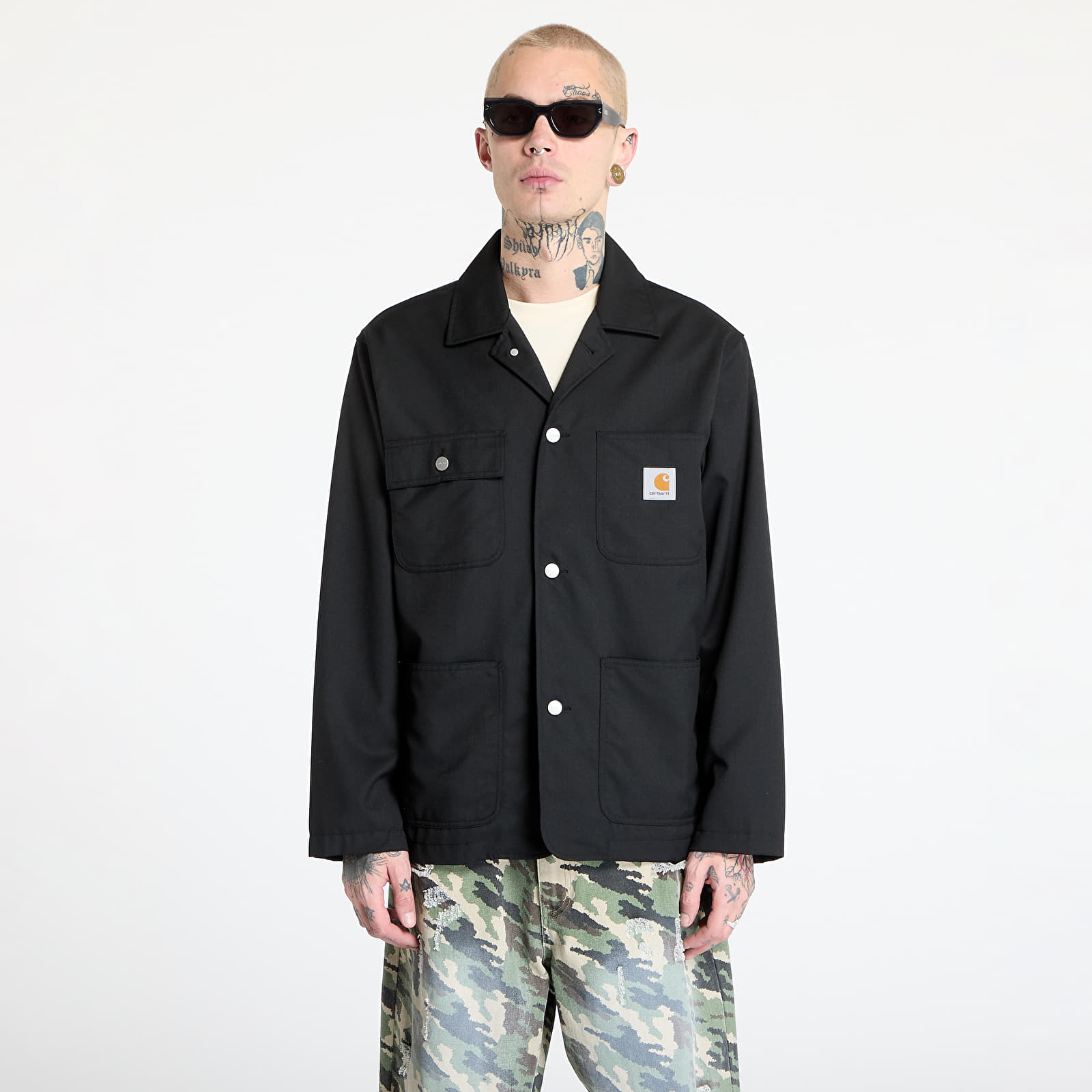 Moške jakne Carhartt WIP Seaton Blazer Black