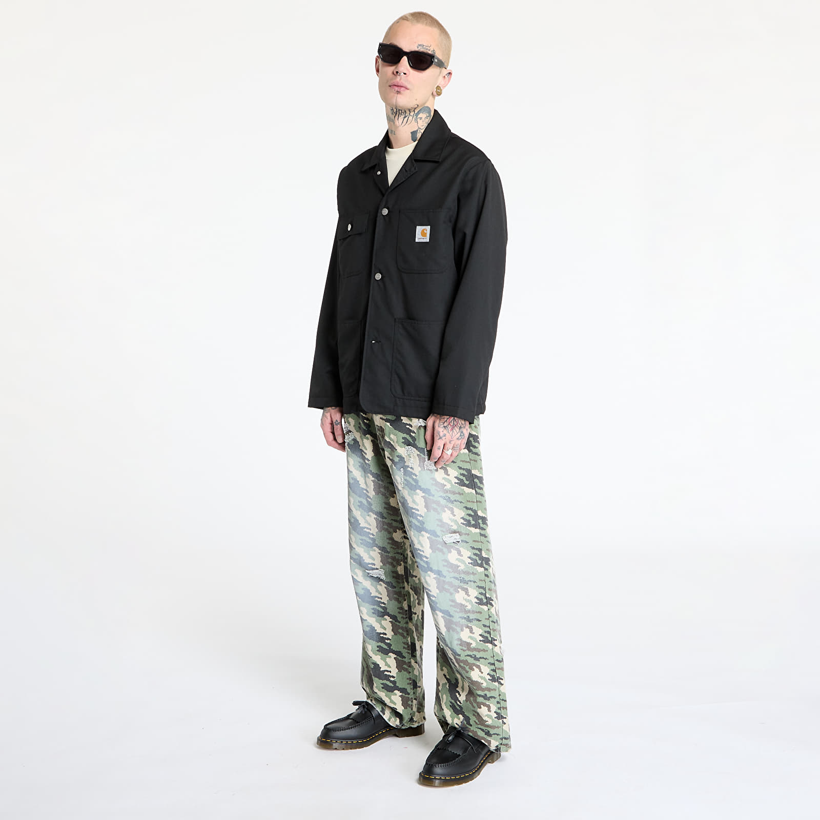 Moške jakne Carhartt WIP Seaton Blazer Black