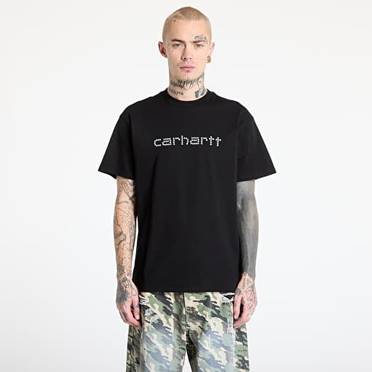 Tričko Carhartt WIP Rivet Script T-Shirt UNISEX Black