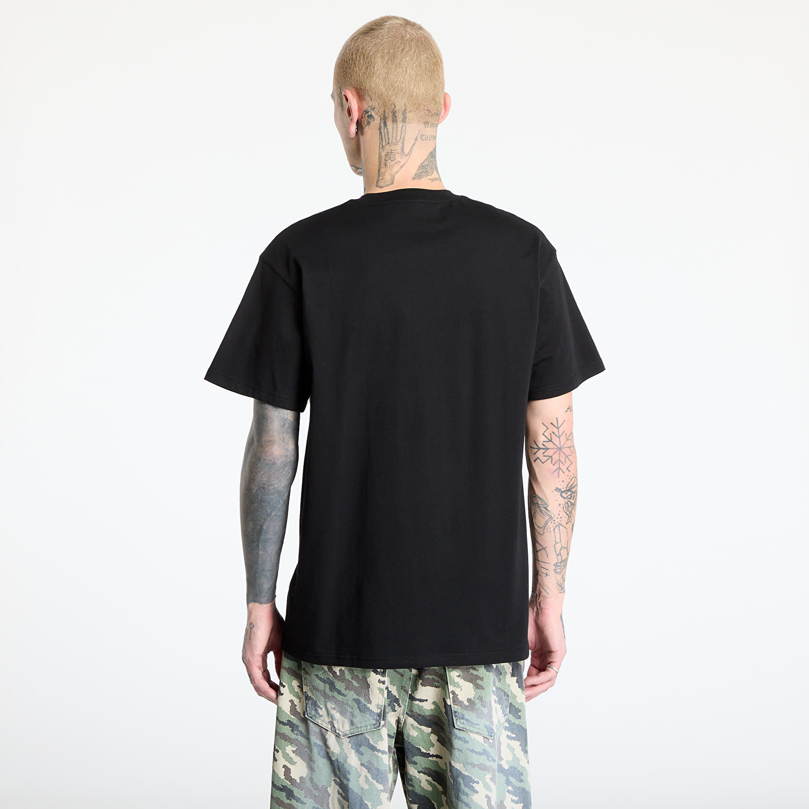 Heren T-shirts Carhartt WIP Rivet Script T-Shirt UNISEX Black