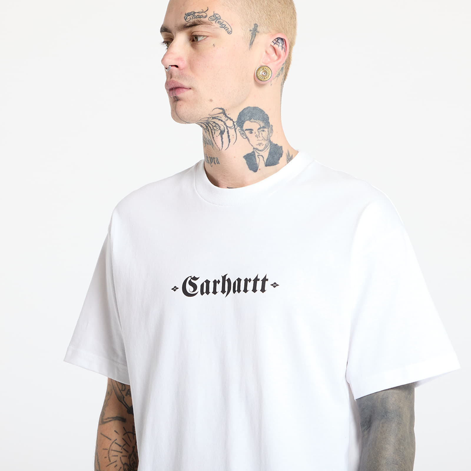 Meeste T-särgid Carhartt WIP S/S Greatest Hits T-Shirt UNISEX White/ Black