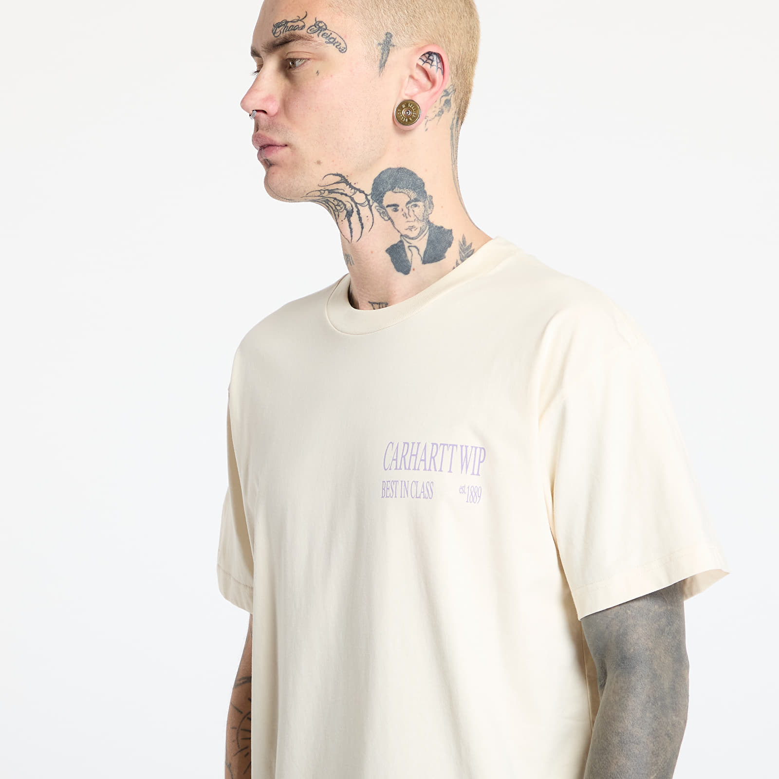 Camisetas hombre Carhartt WIP Best In Class T-Shirt UNISEX Natural