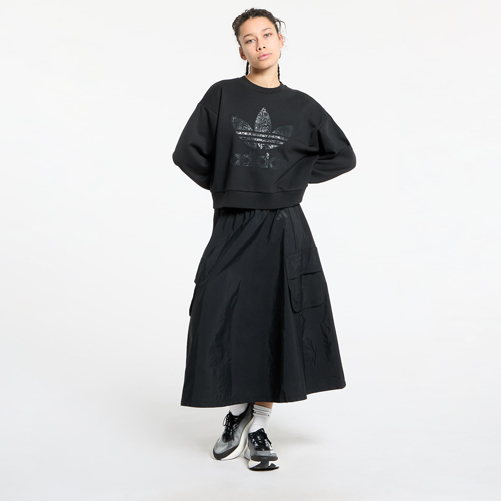 Sweatshirts adidas Snake Crew Black