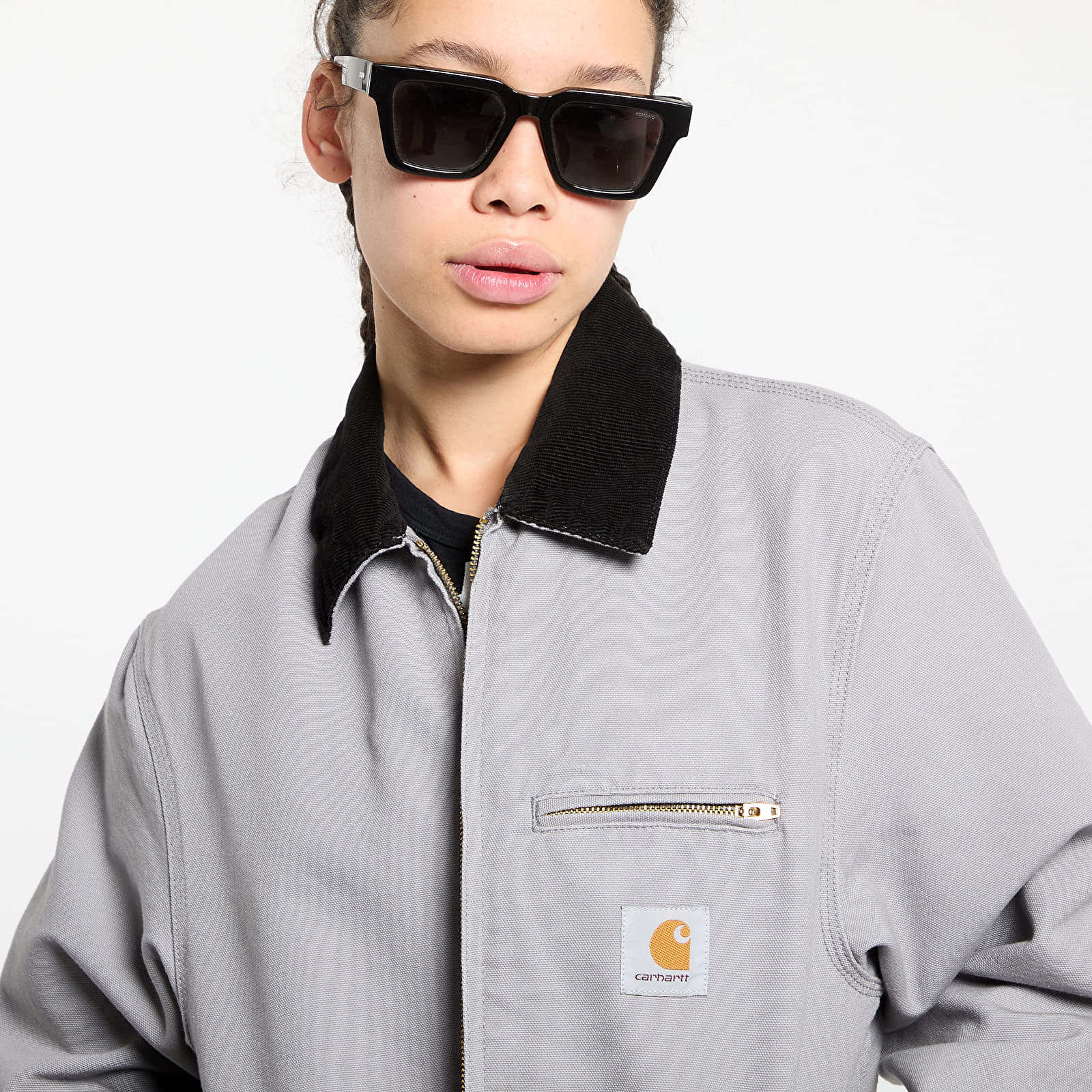 Men's jackets Carhartt WIP Detroit Jacket UNISEX Yosemite/ Black Rinsed