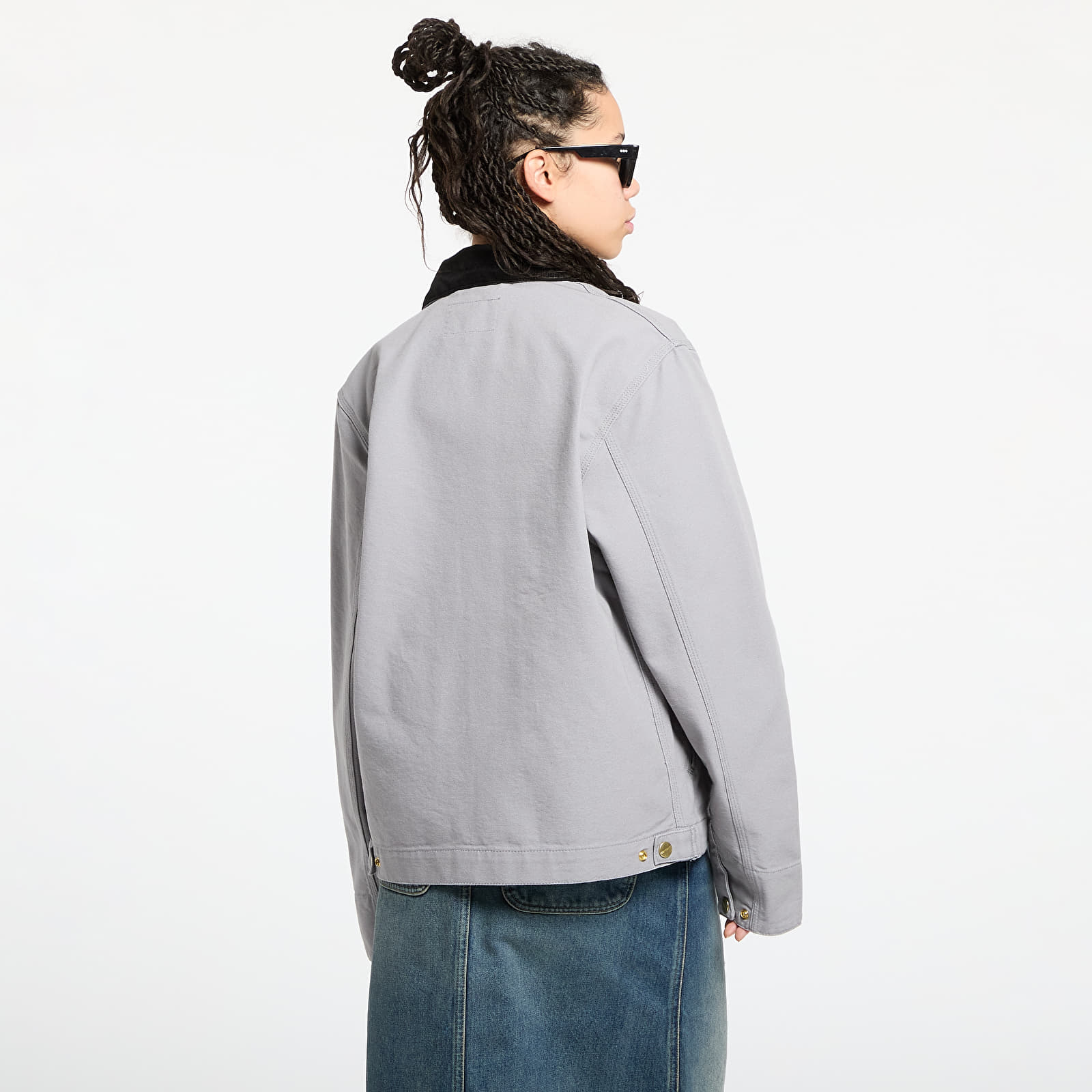 Men's jackets Carhartt WIP Detroit Jacket UNISEX Yosemite/ Black Rinsed