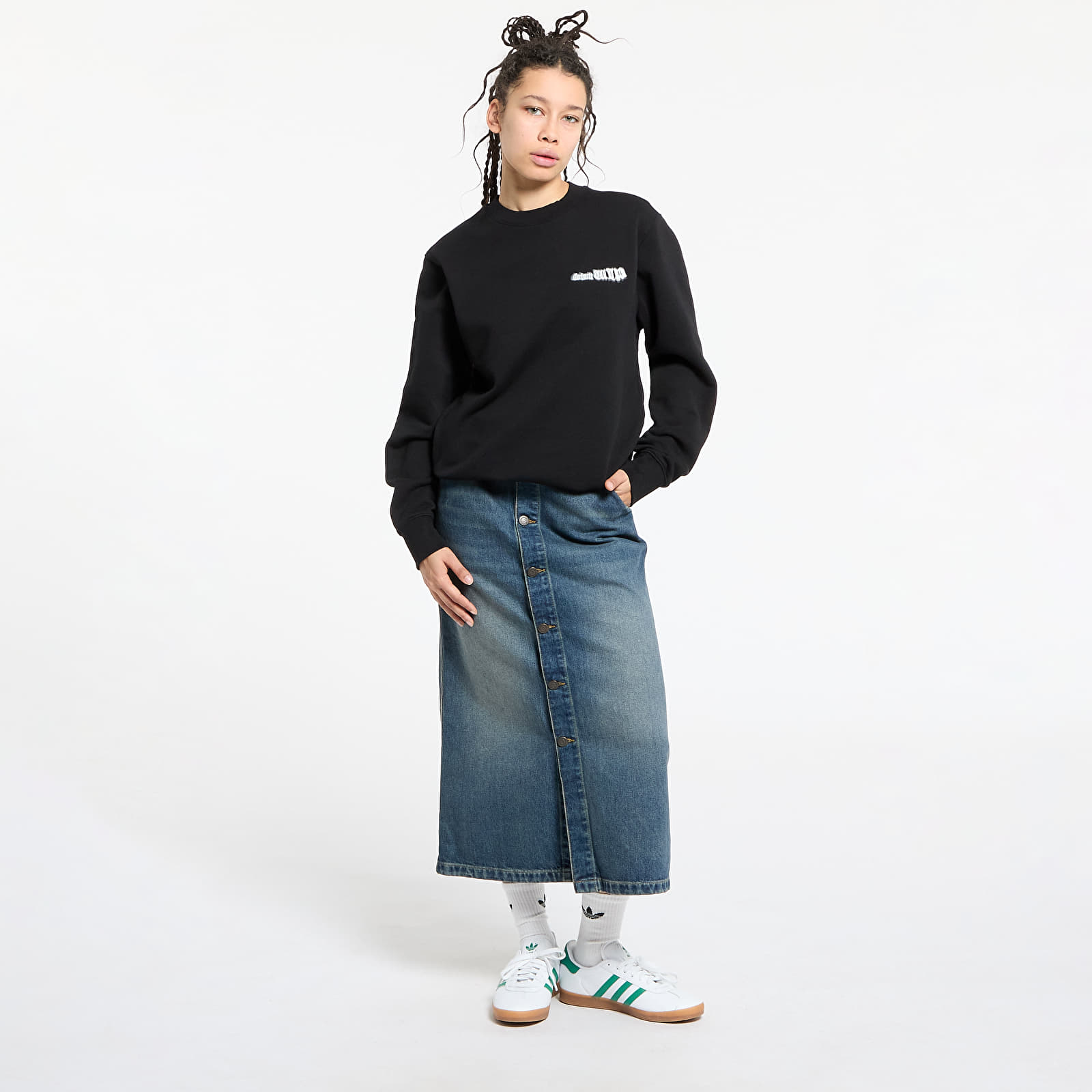 Heren sweatshirts Carhartt WIP Greatest Flicks Sweatshirt UNISEX Black