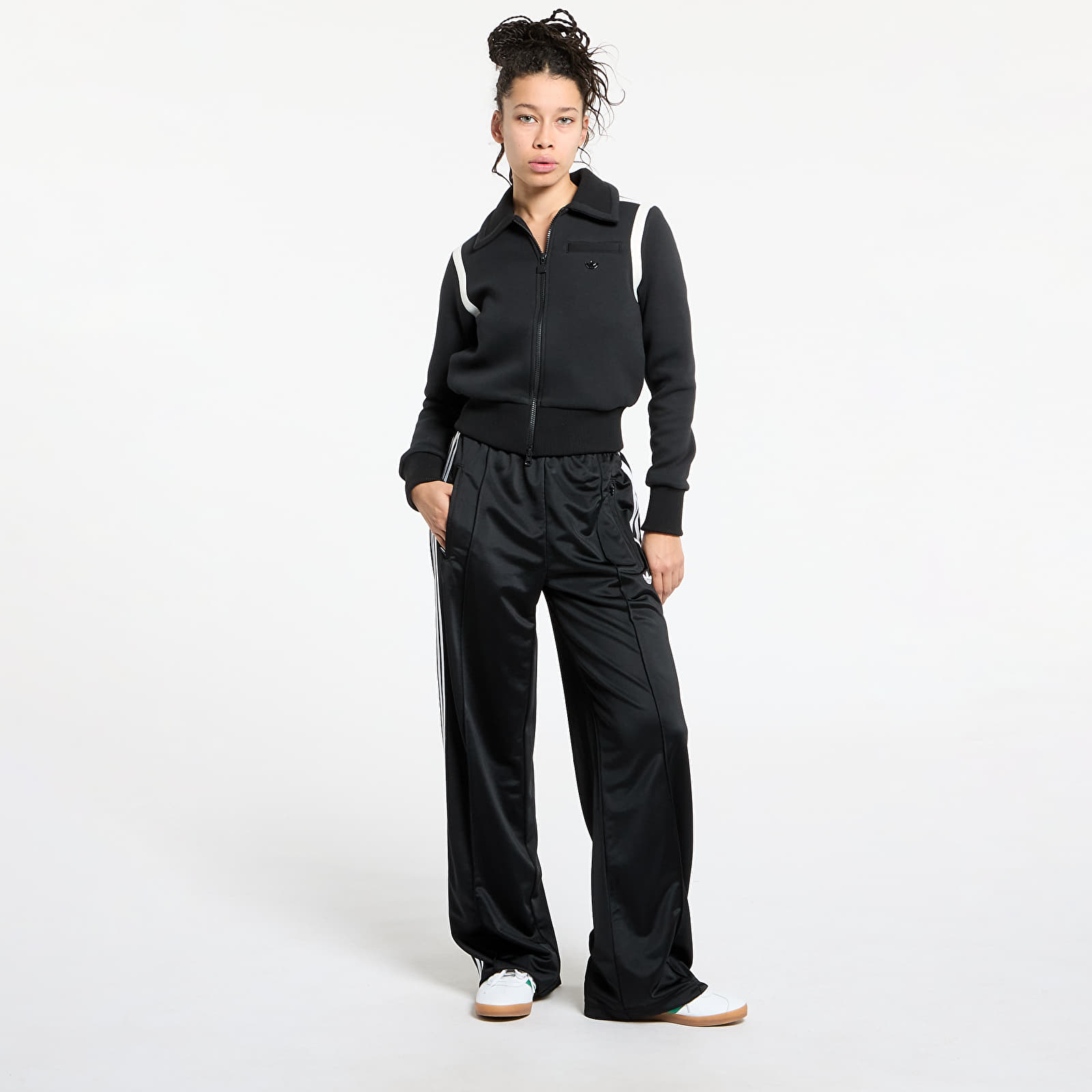 Dámské tepláky adidas Firebird Adicolor Loose Track Pants Black