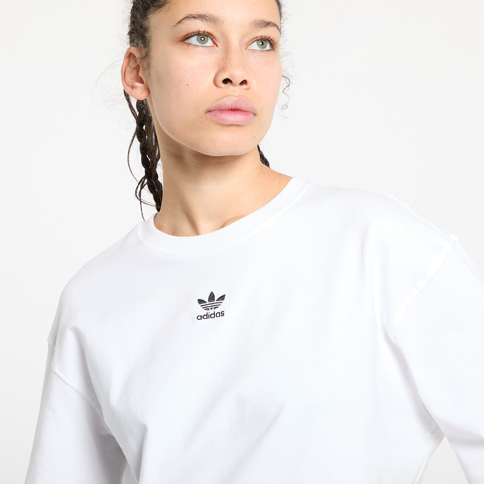 Camisetas de mujer adidas Essentials Boyfriend Tee White