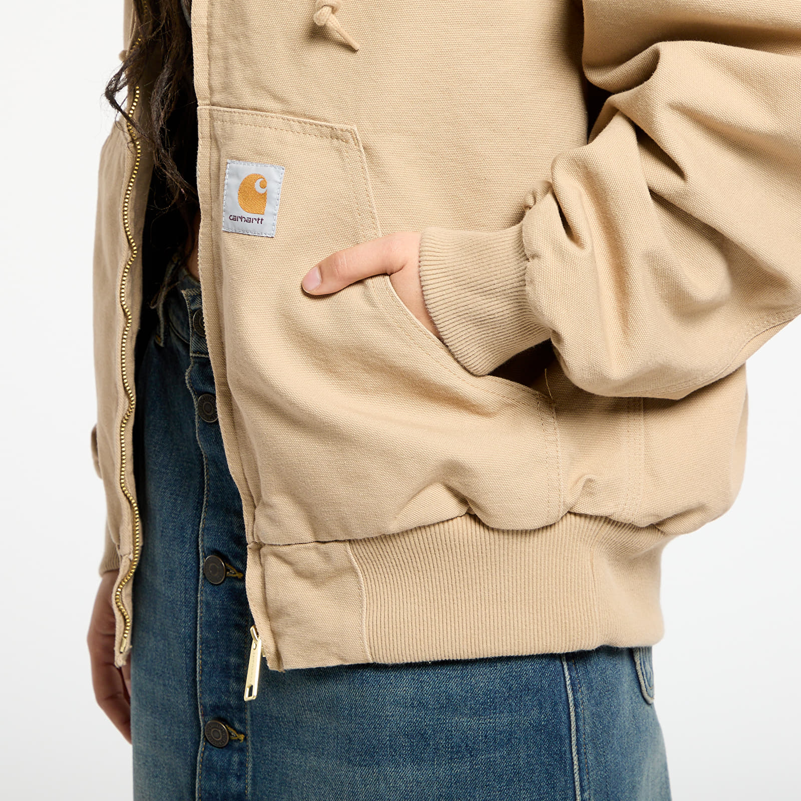 Meeste jakid Carhartt WIP OG Active Jacket UNISEX Dusty H Brown Rinsed