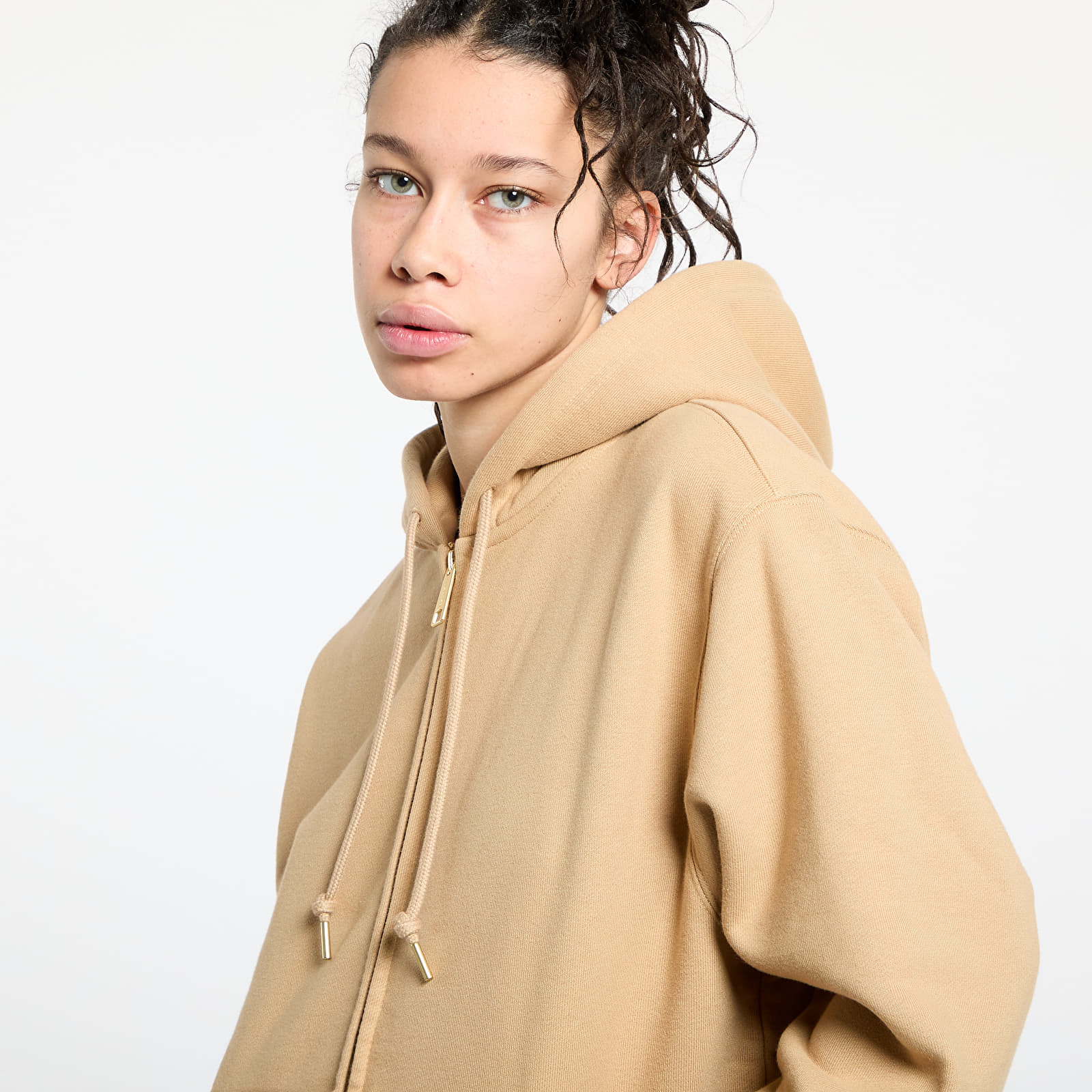 Férfi pulóverek Carhartt WIP Hooded Eldon Sweat Jacket UNISEX Dusty H Brown