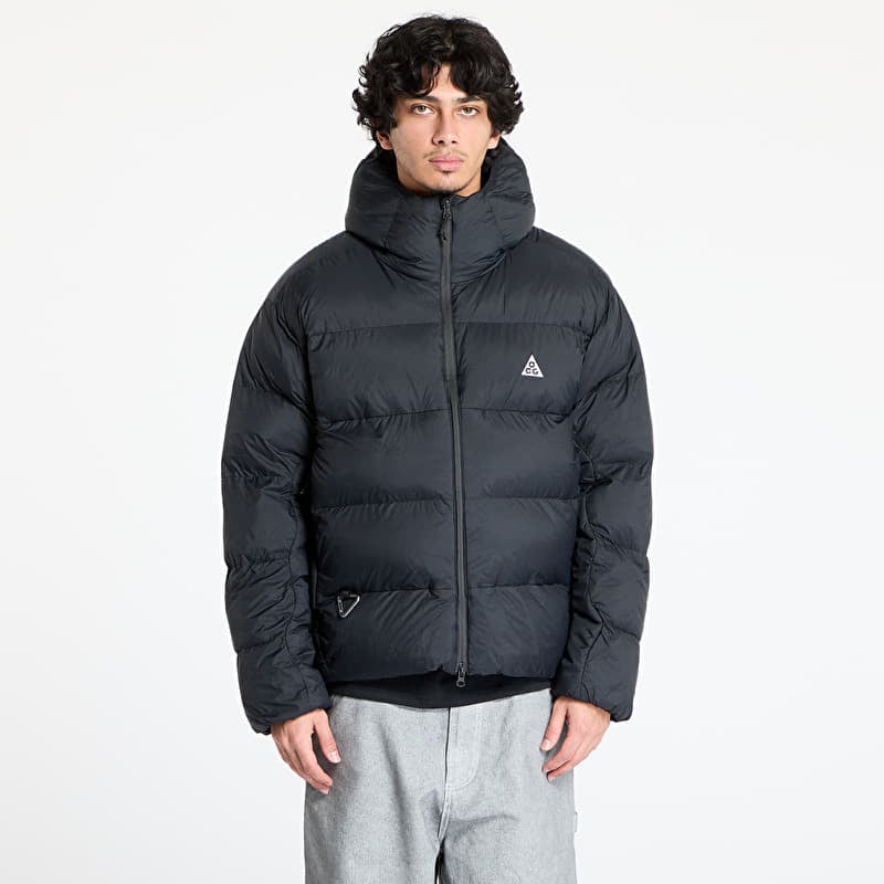 Jakna Nike ACG "Lunar Lake" Puffer Men's Therma-FIT ADV Loose Hooded Jacket Black/ Black/ Summit White