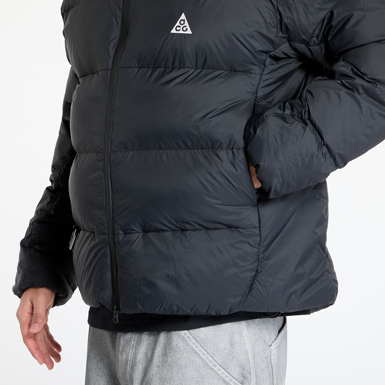 Jackets Nike ACG "Lunar Lake" Puffer Men's Therma-FIT ADV Loose Hooded Jacket Black/ Black/ Summit White