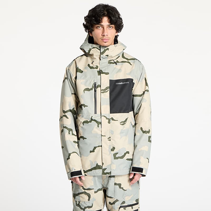 Jakke Horsefeathers Track Jacket Desert Camo