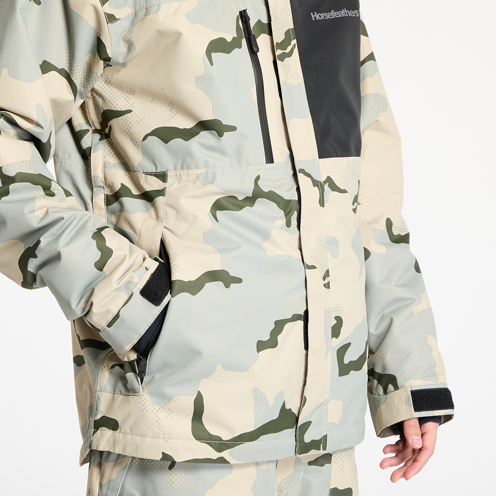 Jachete pentru bărbați Horsefeathers Track Jacket Desert Camo