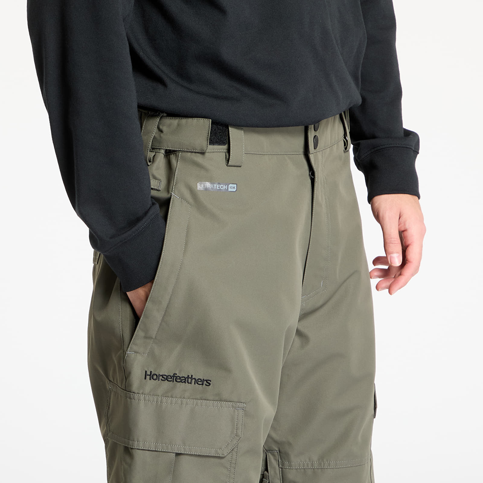 Pantaloni Horsefeathers Rowen Pants Urban Olive - 1 | YEO