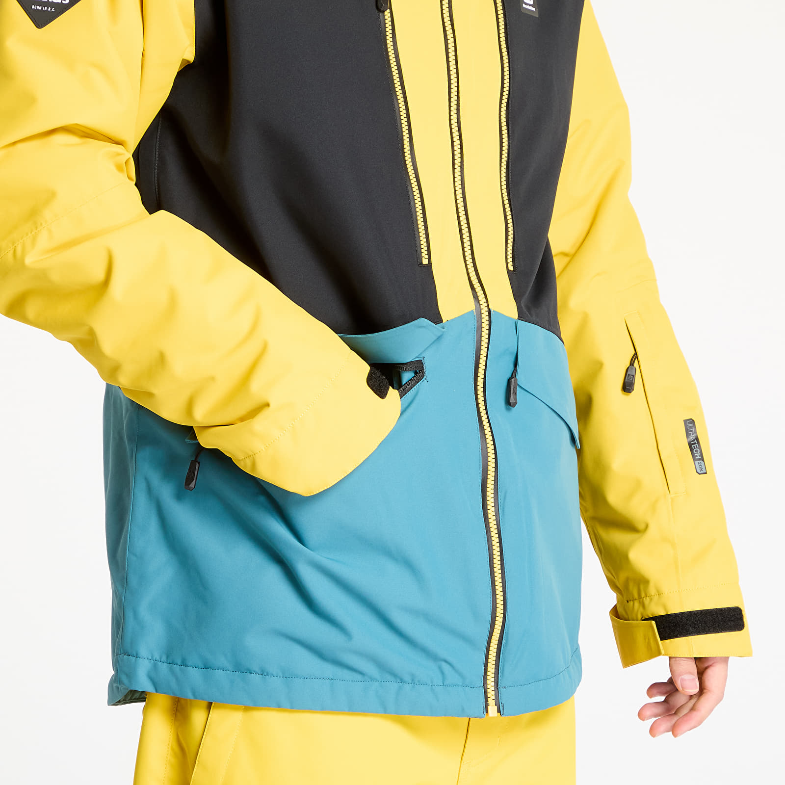 Férfi kabátok Horsefeathers Halen II Insulated Jacket Sulphur/ Hydro