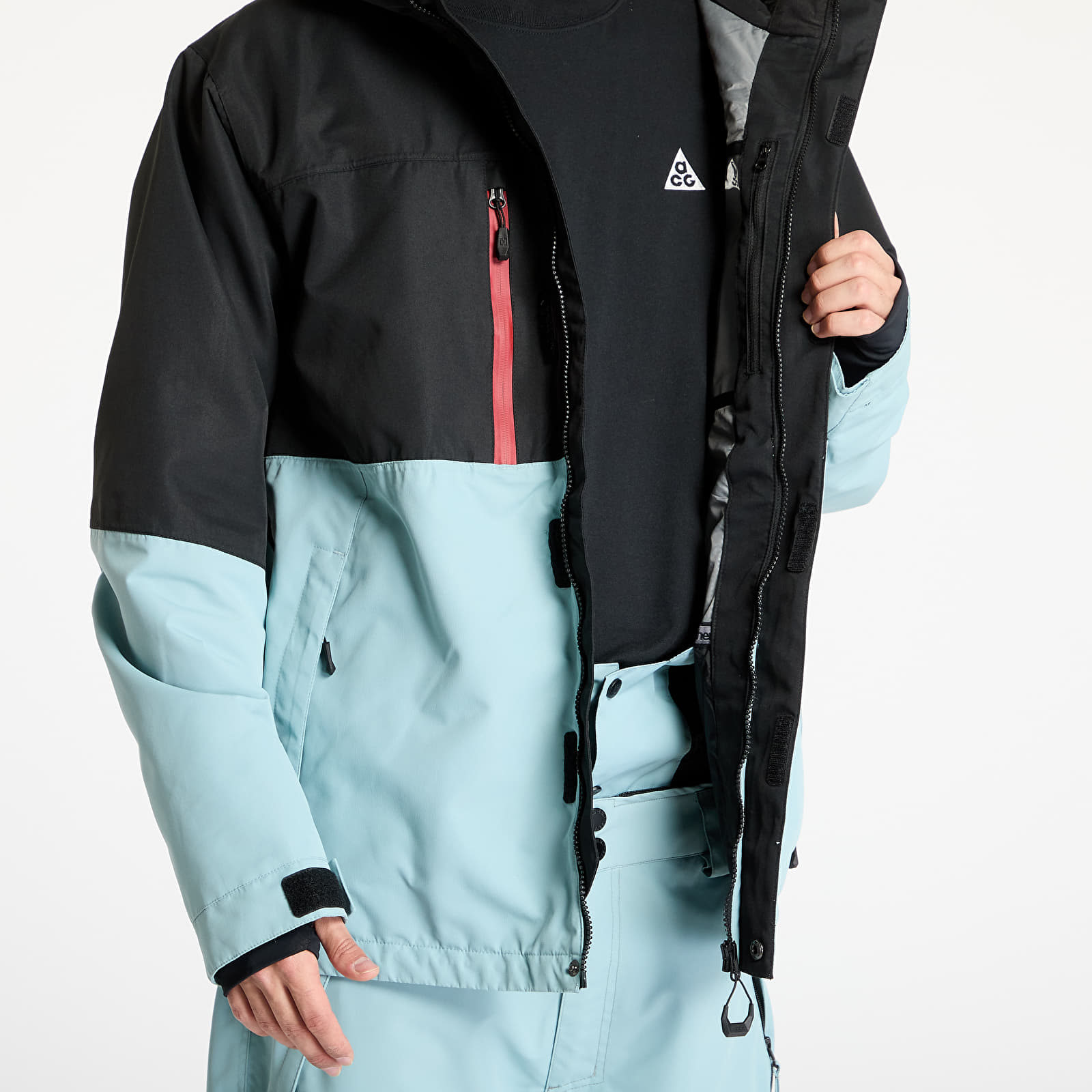 Meeste jakid Horsefeathers Track Jacket Black/ Blue Haze