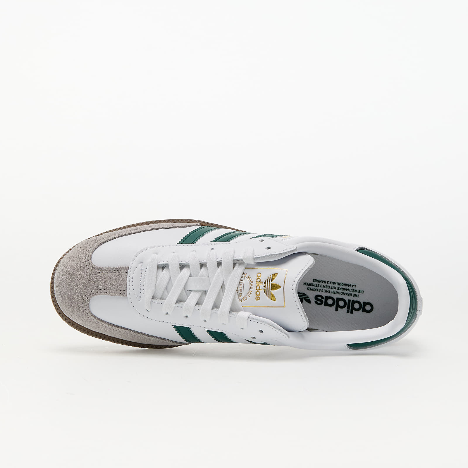 Încălțăminte și sneakerși pentru bărbați adidas Samba Og Ftwr White/ Collegiate Green/ Clear Granite