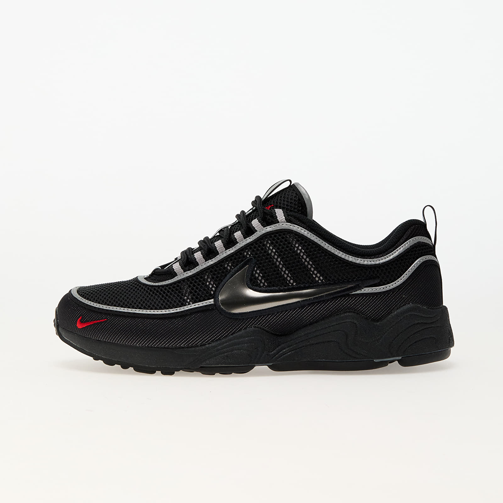 Baskets et chaussures pour hommes Nike Air Zoom Spiridon Sp Black/ Black-Metallic Silver-Sport Red