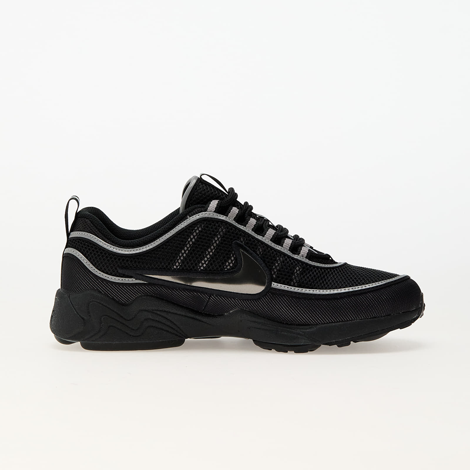 Baskets et chaussures pour hommes Nike Air Zoom Spiridon Sp Black/ Black-Metallic Silver-Sport Red