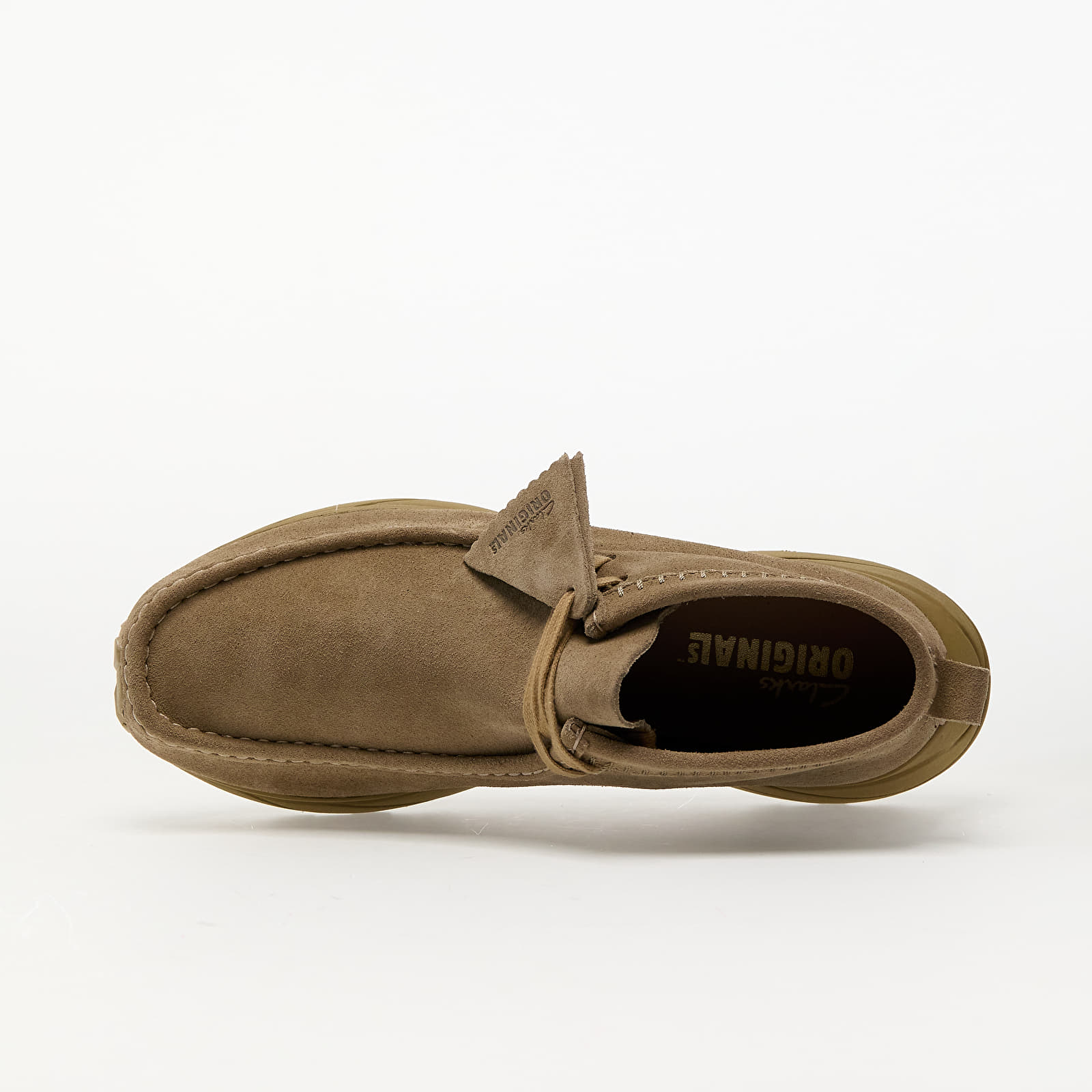 Turnschuhe und Schuhe für Männer Clarks Originals Wallabee Eden Dark Sand Suede