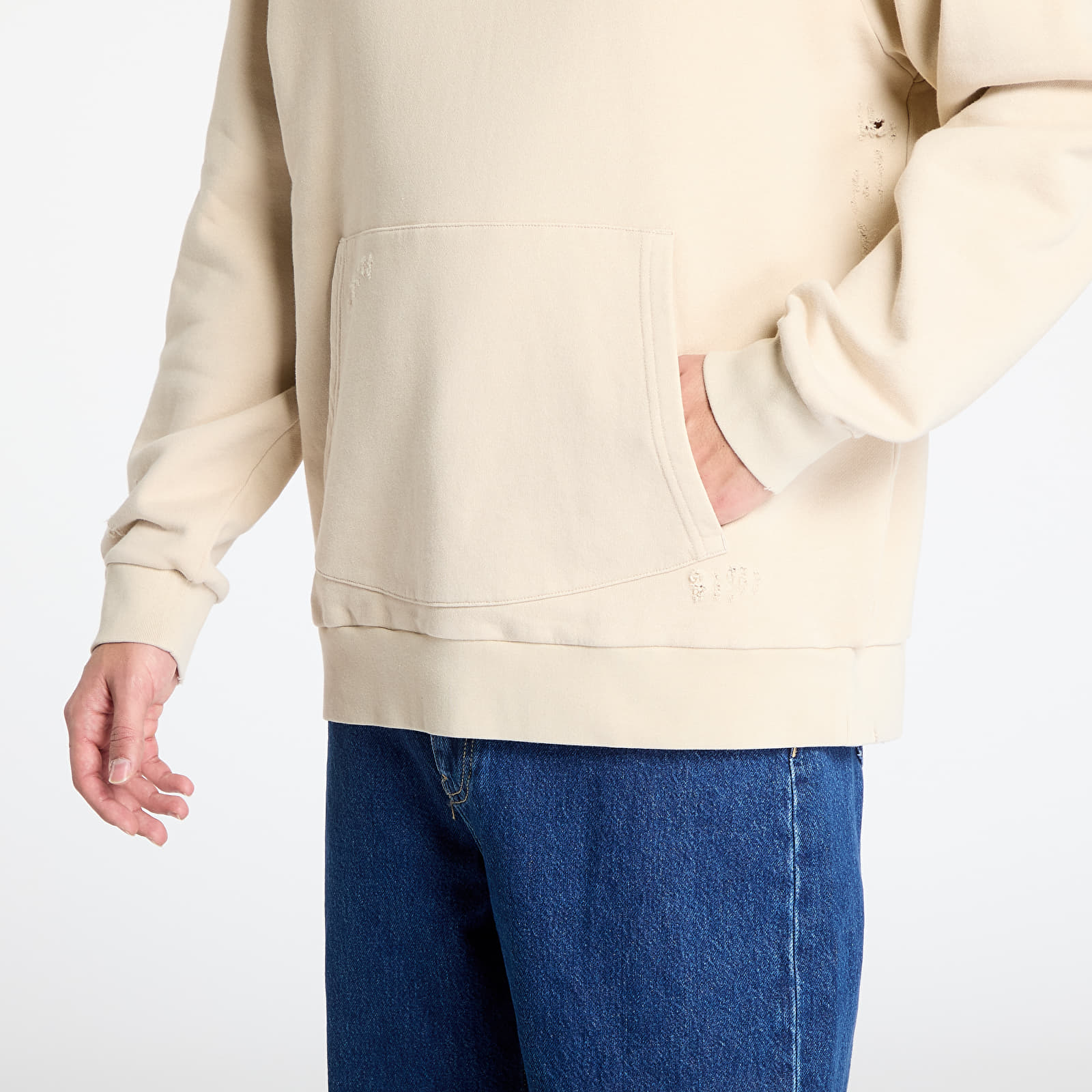 Moške majice RIPNDIP Script Hoodie Khaki