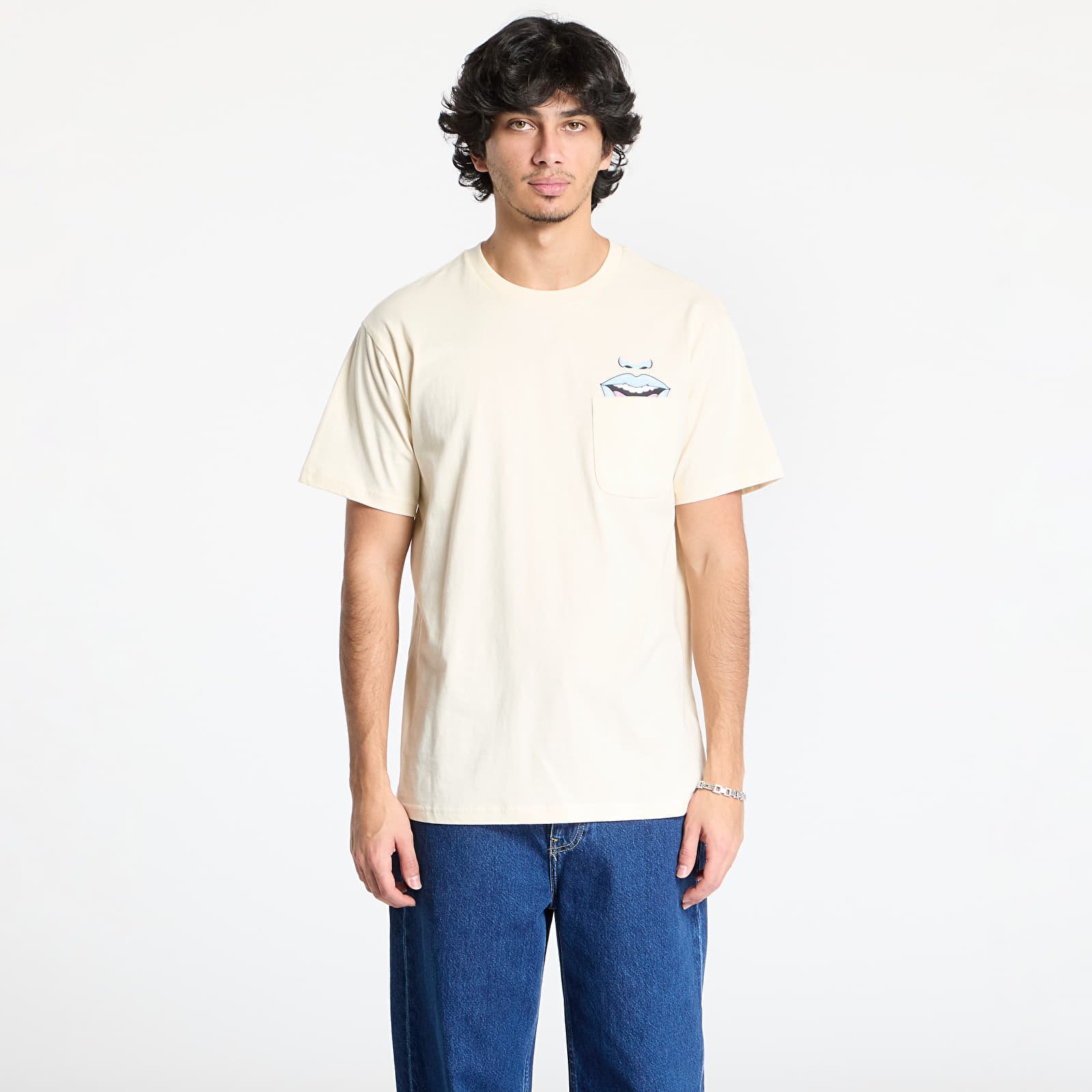 Men's T-shirts RIPNDIP Take Your Meds Pocket Tee Natural