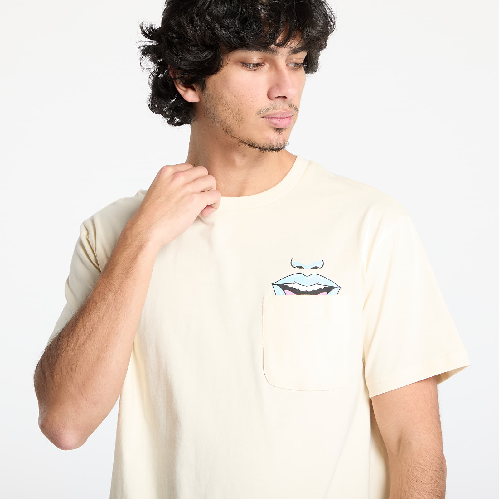 Men's T-shirts RIPNDIP Take Your Meds Pocket Tee Natural