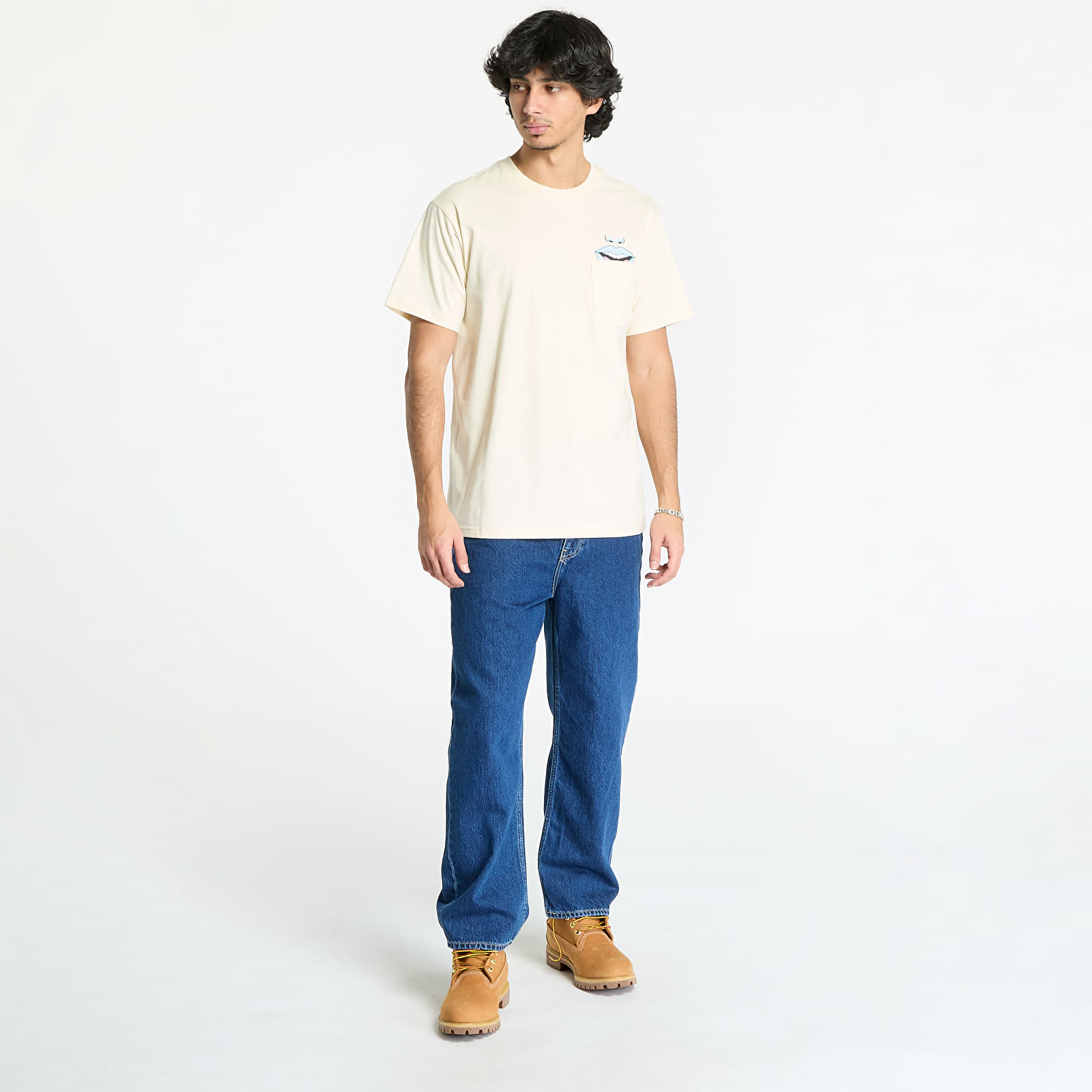 Men's T-shirts RIPNDIP Take Your Meds Pocket Tee Natural