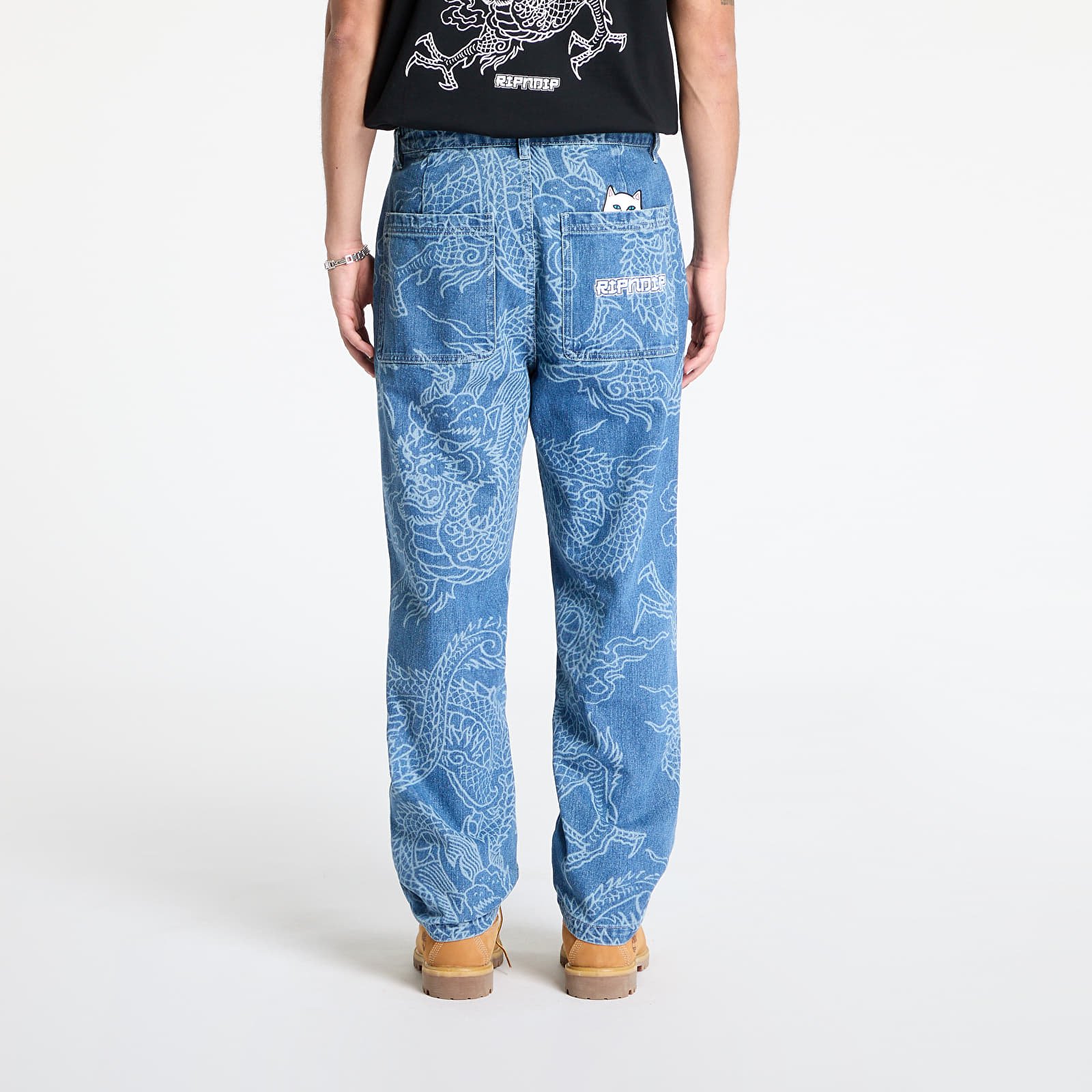 Ανδρικά jeans RIPNDIP Haku Denim Pants Dark Wash