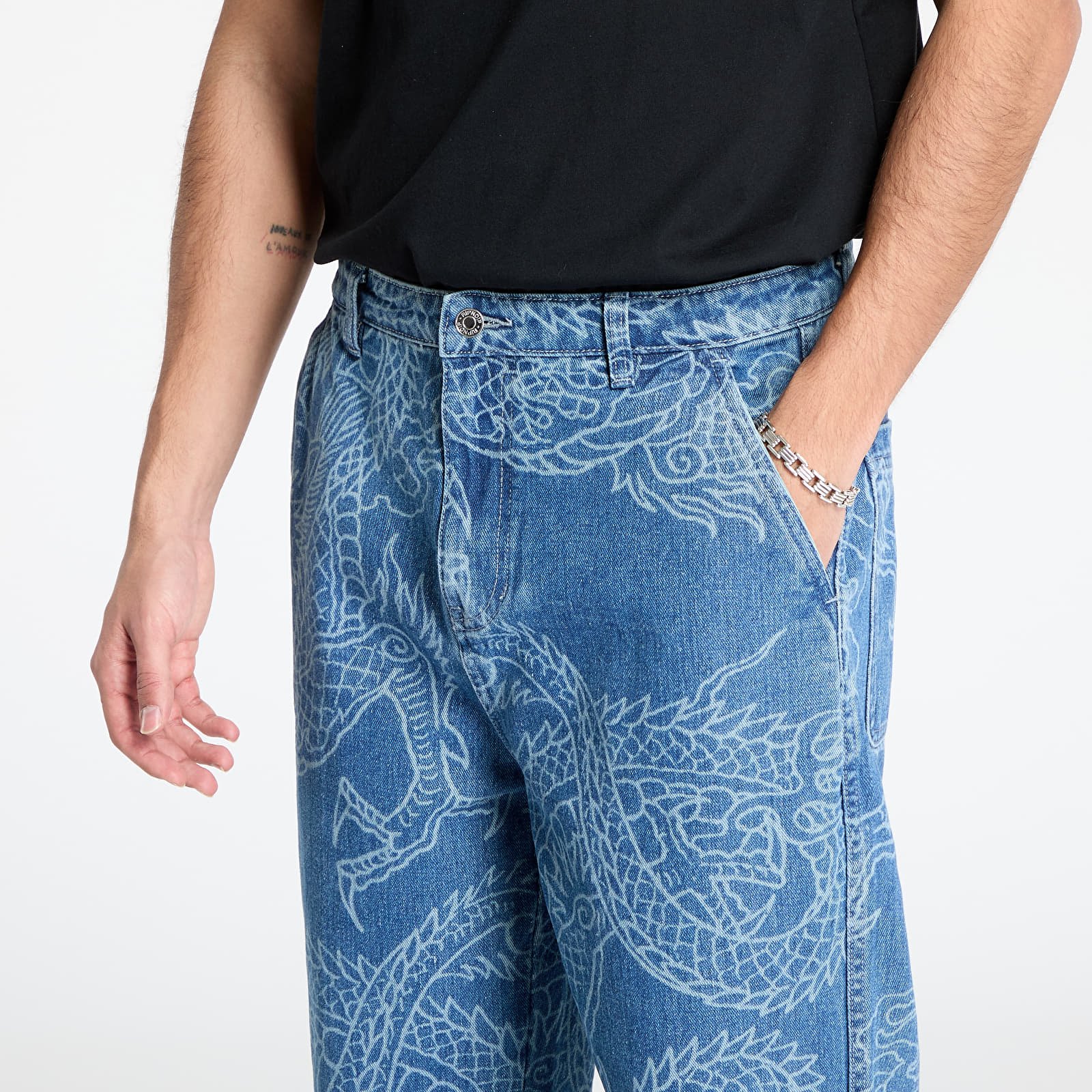 Ανδρικά jeans RIPNDIP Haku Denim Pants Dark Wash