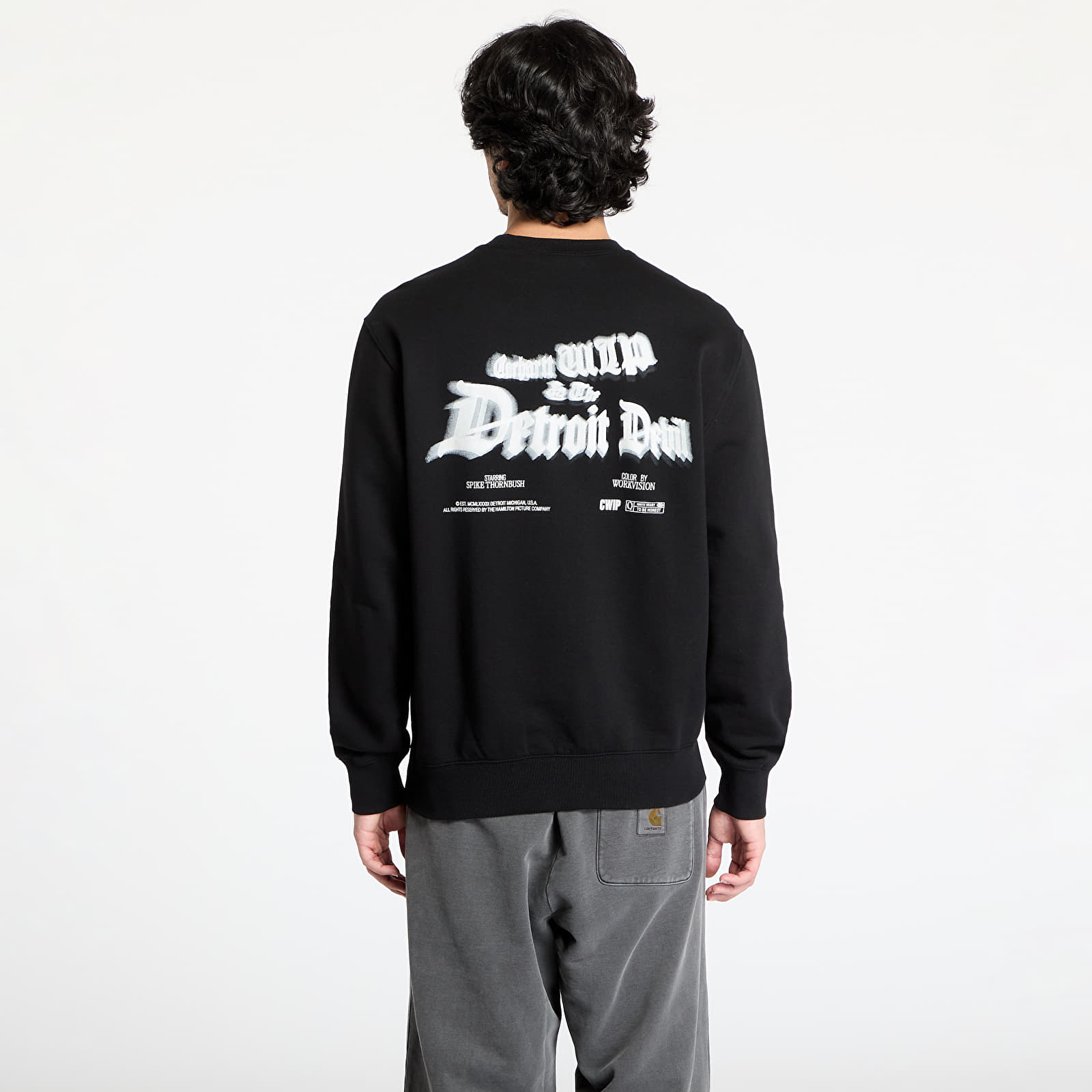Heren sweatshirts Carhartt WIP Greatest Flicks Sweatshirt UNISEX Black