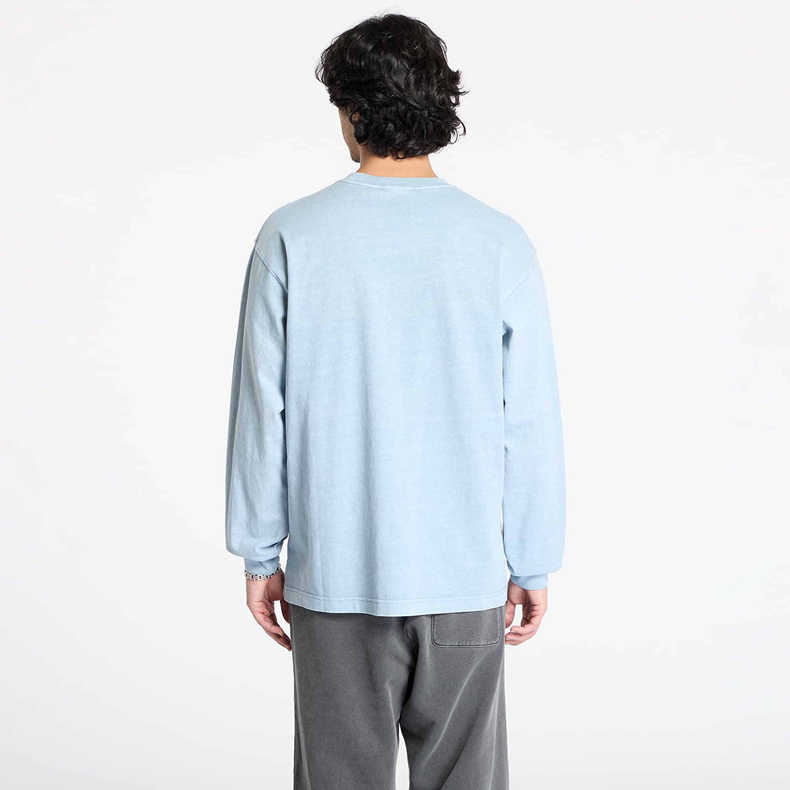 T-särgid Carhartt WIP L/S Vista T-Shirt UNISEX Dusty Ice Garment Dyed