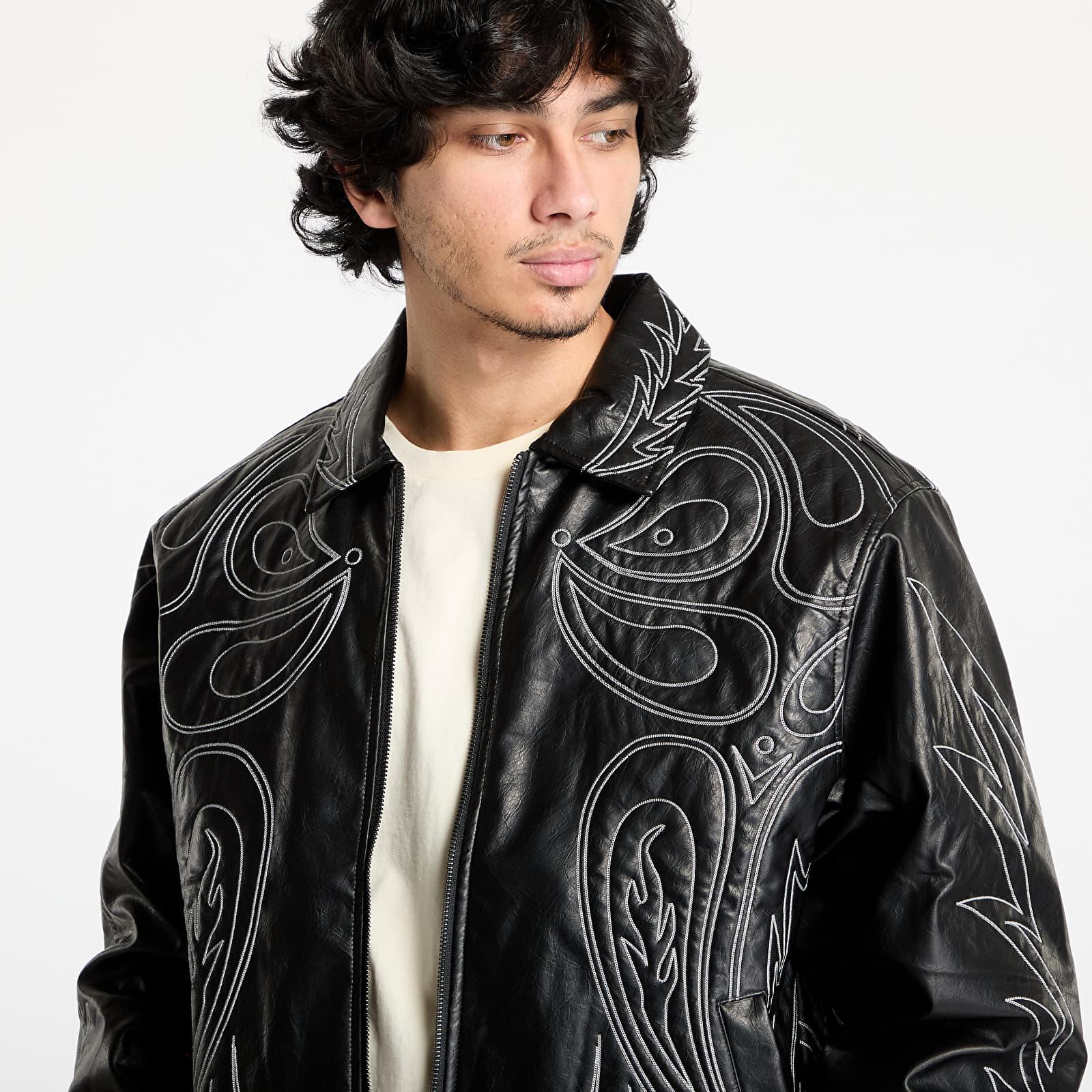 Men's jackets RIPNDIP Howdy Leather Jacket Black