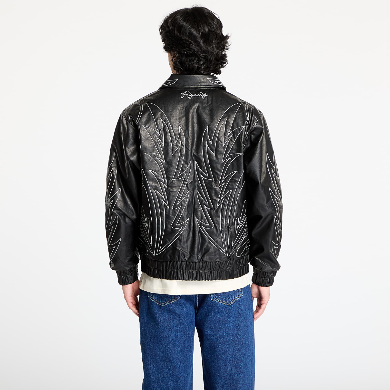 Men's jackets RIPNDIP Howdy Leather Jacket Black