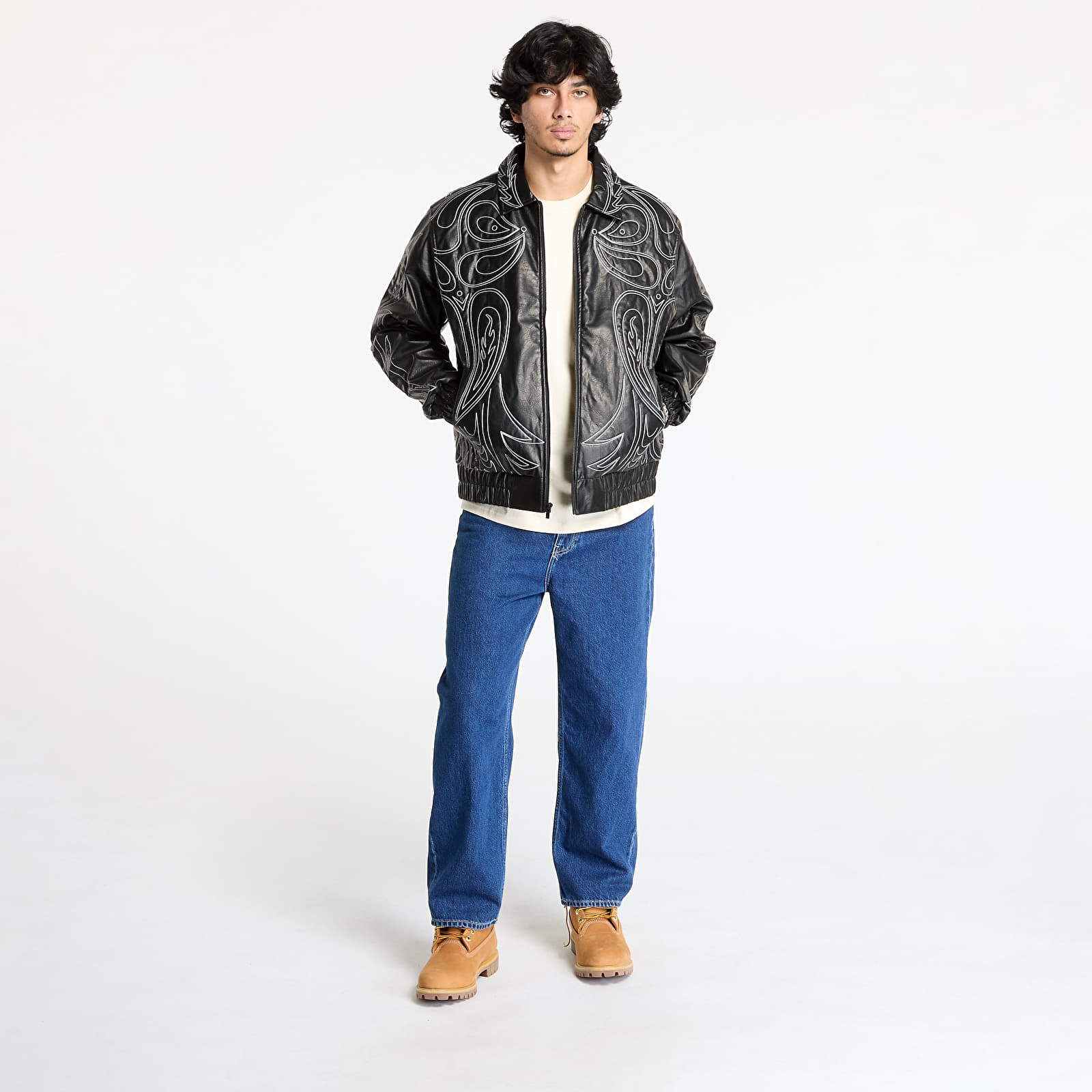 Men's jackets RIPNDIP Howdy Leather Jacket Black