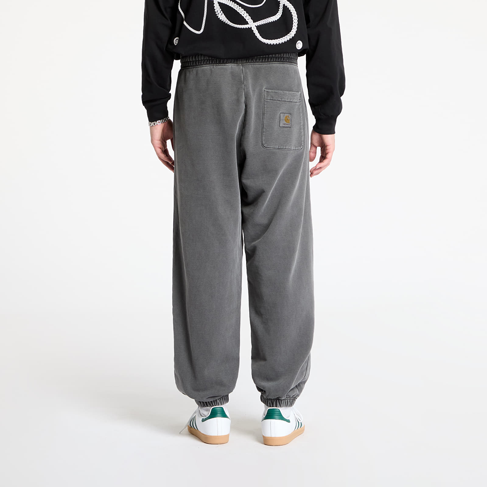 Sweatpants Carhartt WIP Vista Grand Sweat Pant UNISEX Graphite Garment Dyed