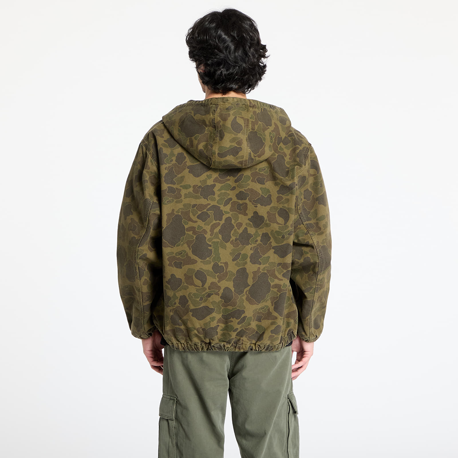 Men's jackets Carhartt WIP Duck Active Jacket UNISEX Camo Duck/ Green/ Office Green Garment Dyed