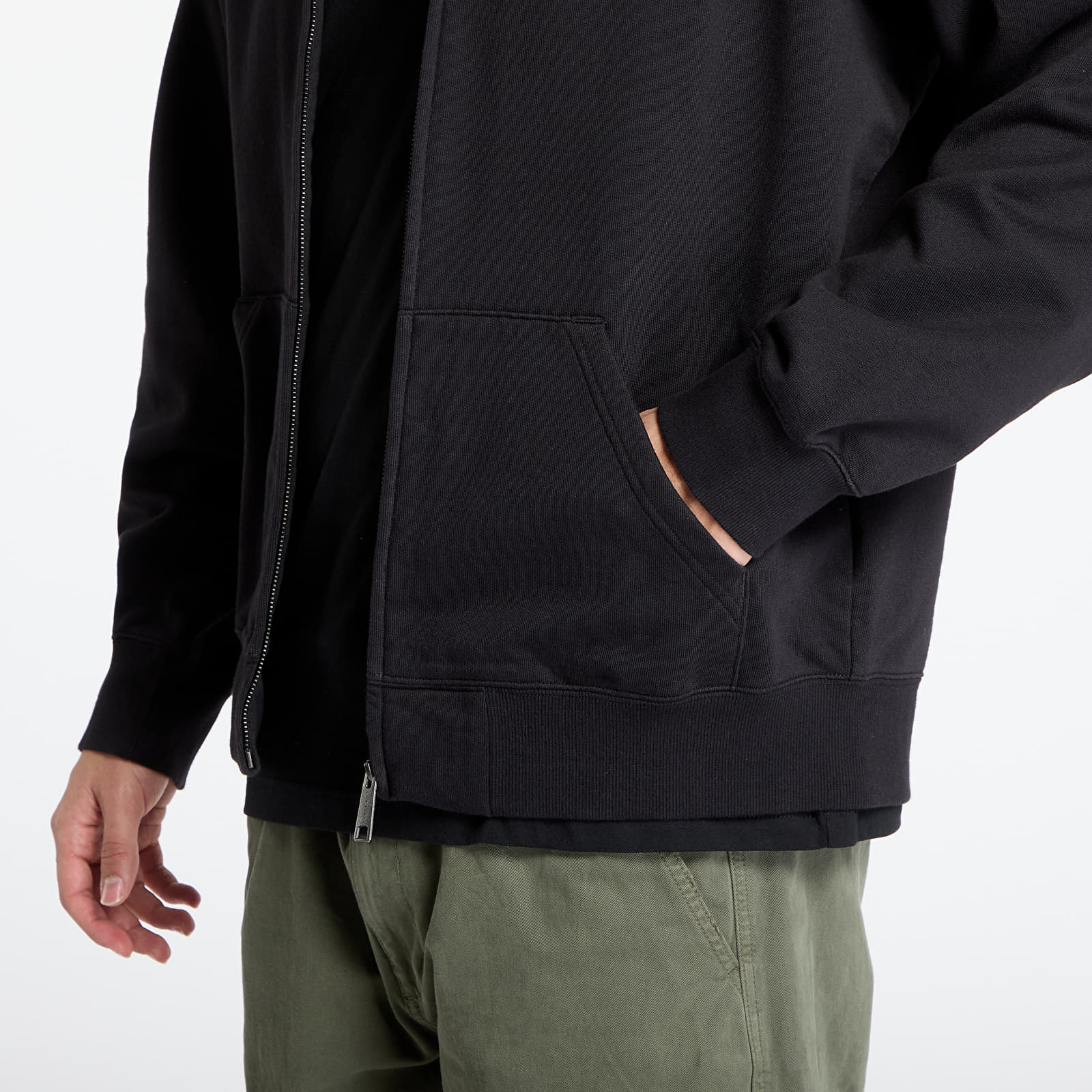 Hoodies and sweatshirts  Carhartt WIP Hooded Runaway Sweat Jacket UNISEX Black/ Wax Stone Washed