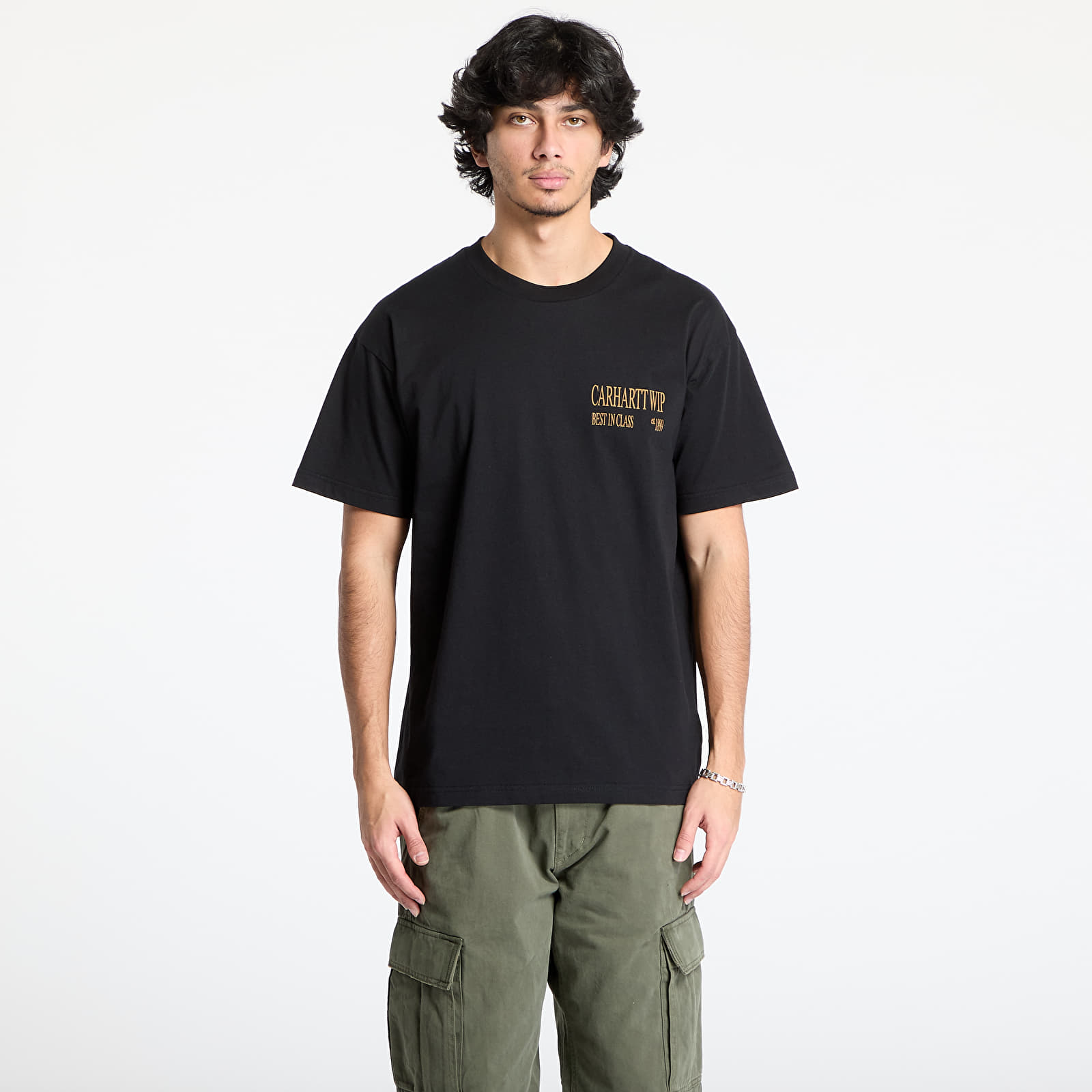 Camisetas hombre Carhartt WIP S/S Best In Class T-Shirt UNISEX Black