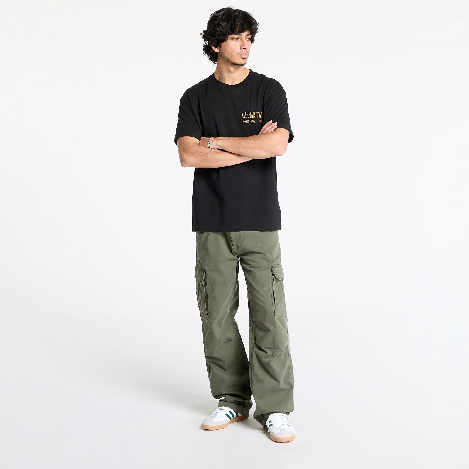Camisetas hombre Carhartt WIP S/S Best In Class T-Shirt UNISEX Black