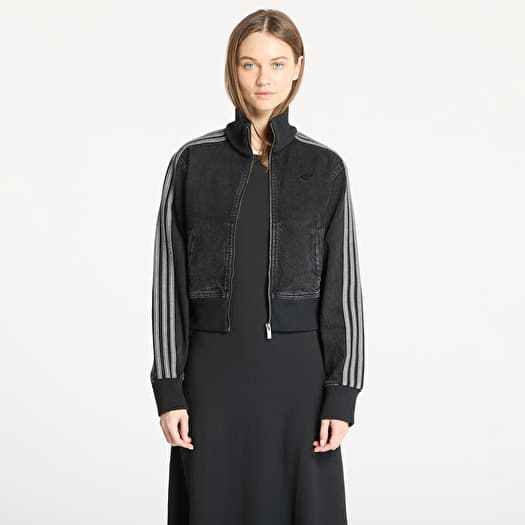 adidas Adicolor Denim Track Top Black/ True Black Denim