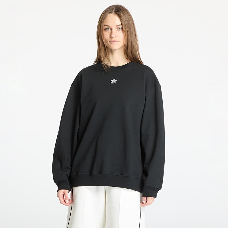 Džemperis adidas Essentials Oversized French Terry Sweatshirt Black