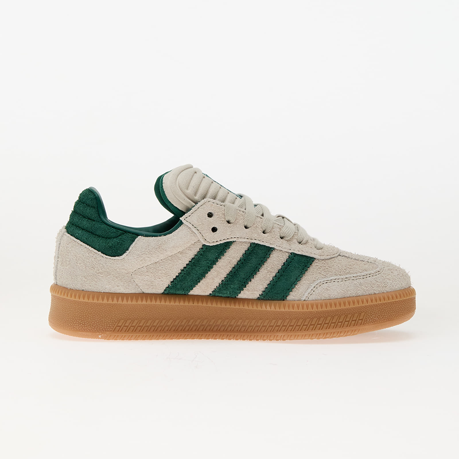 Baskets et chaussures pour hommes adidas Samba Xlg Putty Grey/ Collegiate Green/ Gum 3