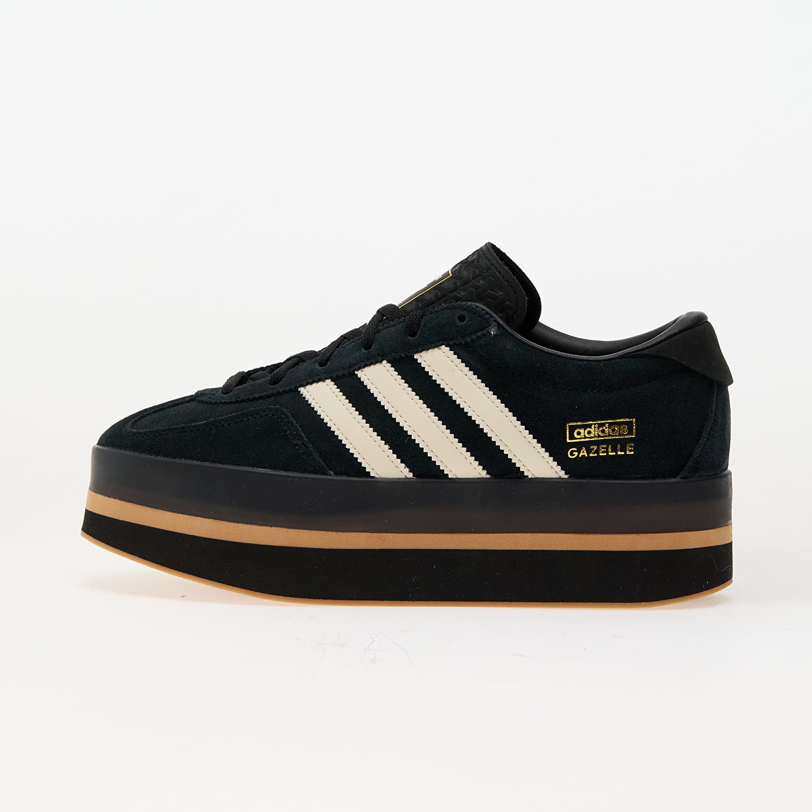 Damesschoenen adidas Gazelle Stack W Core Black/ Cream White/ Gum 3