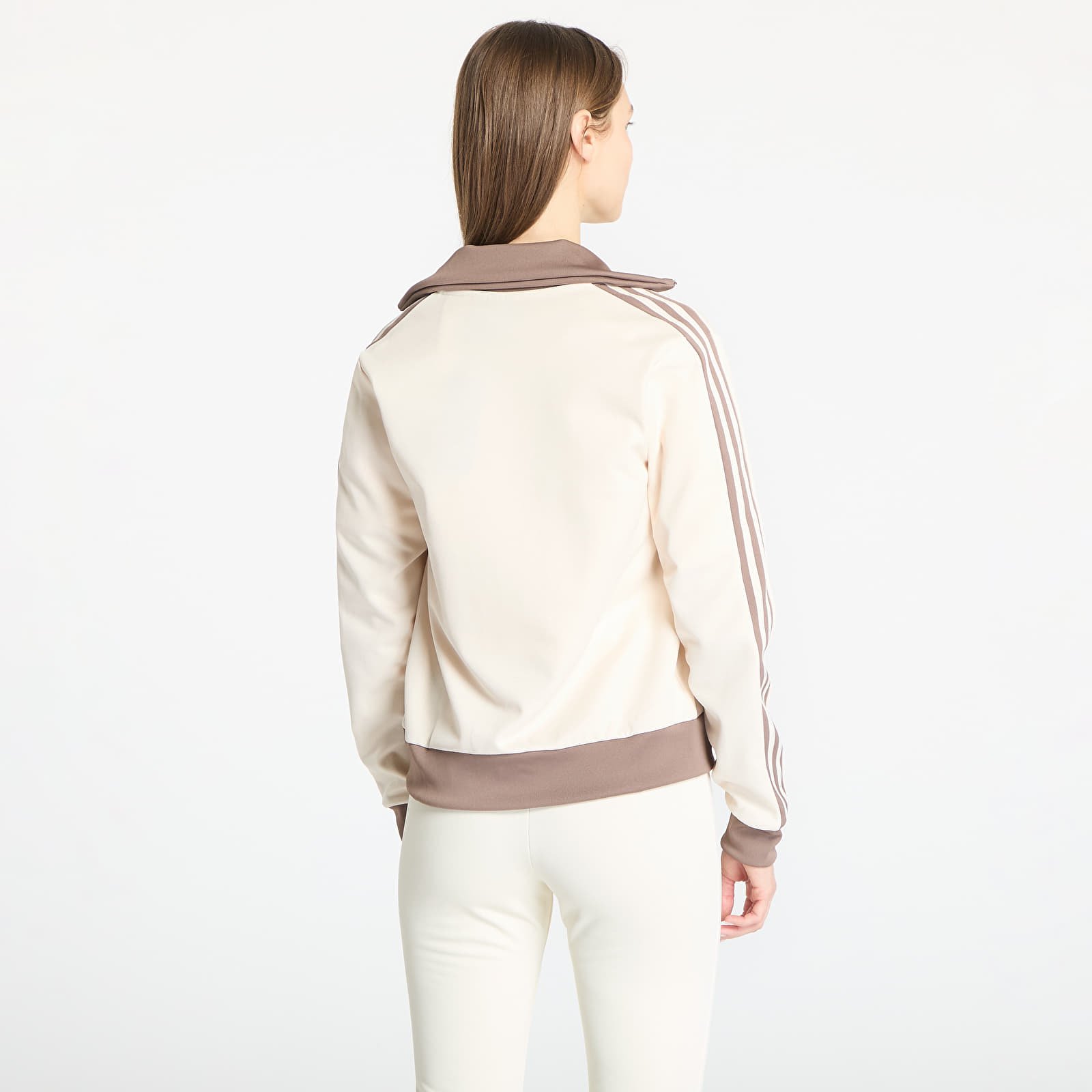 Женски потници adidas Adicolor Classic Track Top Wonder White/ Trace Brown