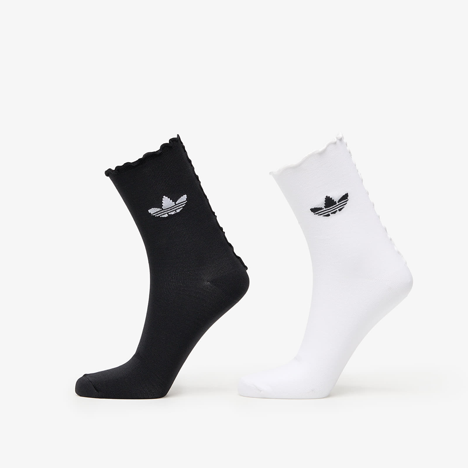 adidas Ruffle Socks 2-Pack White/ Black M akciós termékkép 1